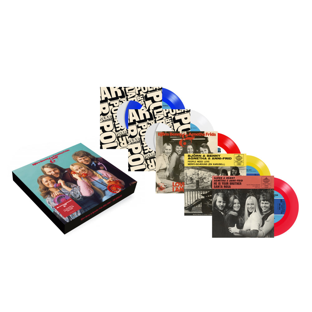 Ring Ring 50th Anniversary 5x 7″ Singles Box – Coloured vinyl
